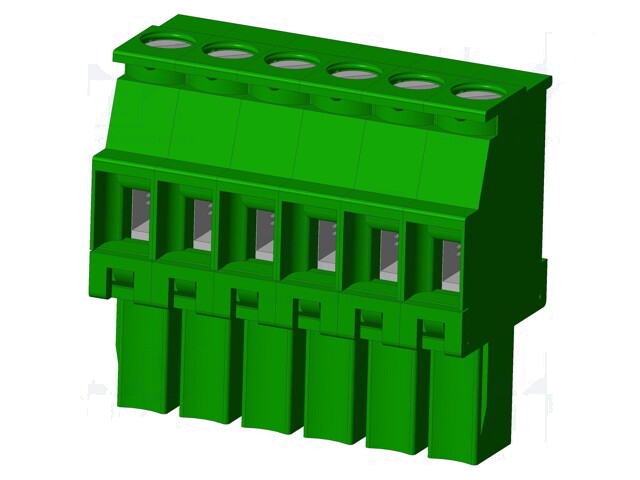 Connector: ontkoppelbare terminal strip; stekker; vrouwelijk Connector: ontkoppelbare terminal strip; stekker; vrouwelijk